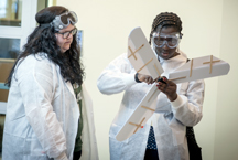 Students wind turbine