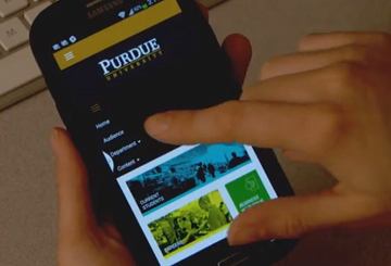 Home page smartphone