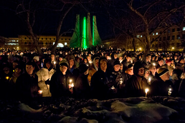 Candlelight vigil