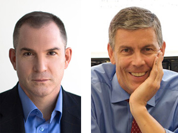 Frank Bruni and Arne Duncan