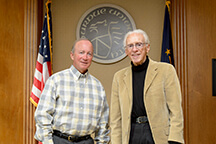 Mitch Daniels and Jerry Cole