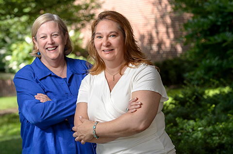 Sharon Williams and Connie Reckowsky