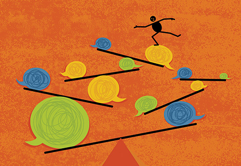 civility balance illustration