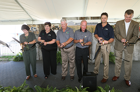 phenotyping facility ribbon cutting