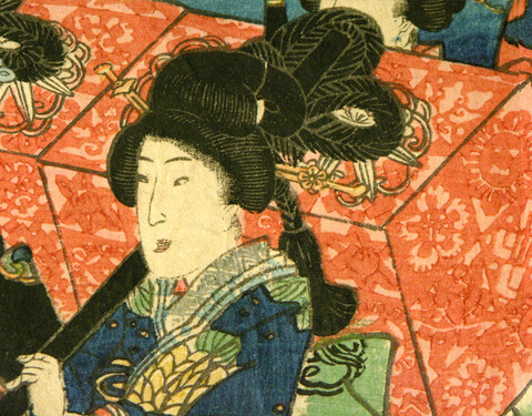 Japanese woodcut print