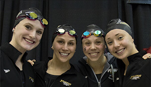 NCAA swimming and diving