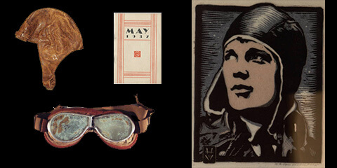 Amelia Earhart and items
