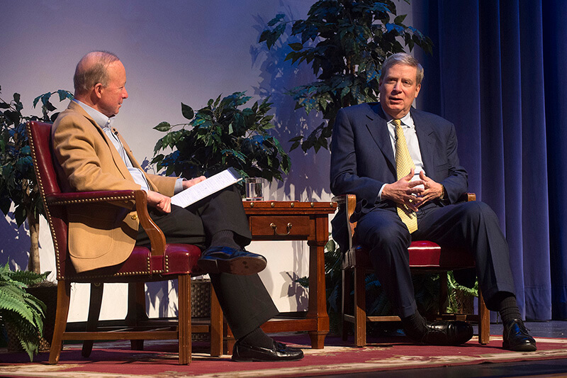 Mitch Daniels and Stan Druckenmiller