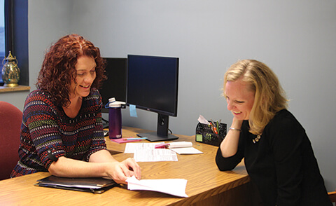 Professors Rose Mason and Mandi Rispoli work together to find way to help those with autism