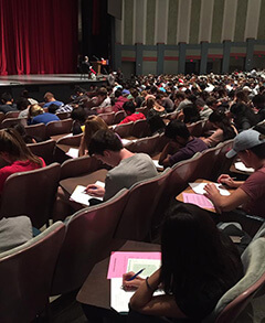 Testing at Elliott Hall