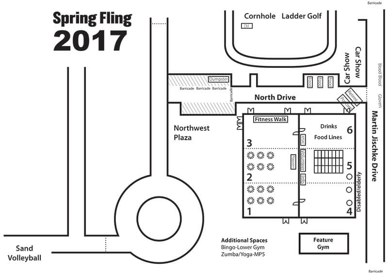 Spring Fling map