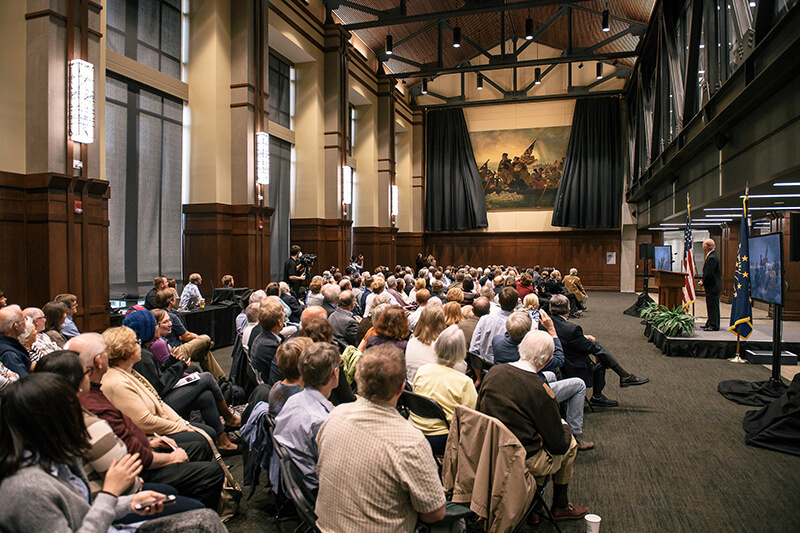 Washington Crossing the Delaware painting unveiling