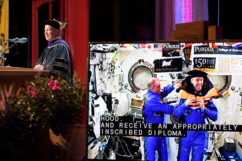 Feustel receives honorary doctorate