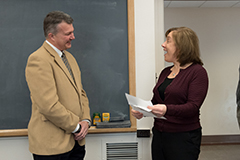 Jay Akridge and Christine Hrycyna