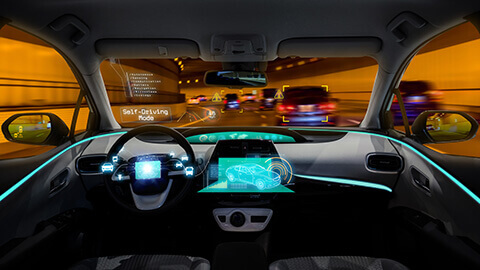 Photo simulating what an automated car may look like
