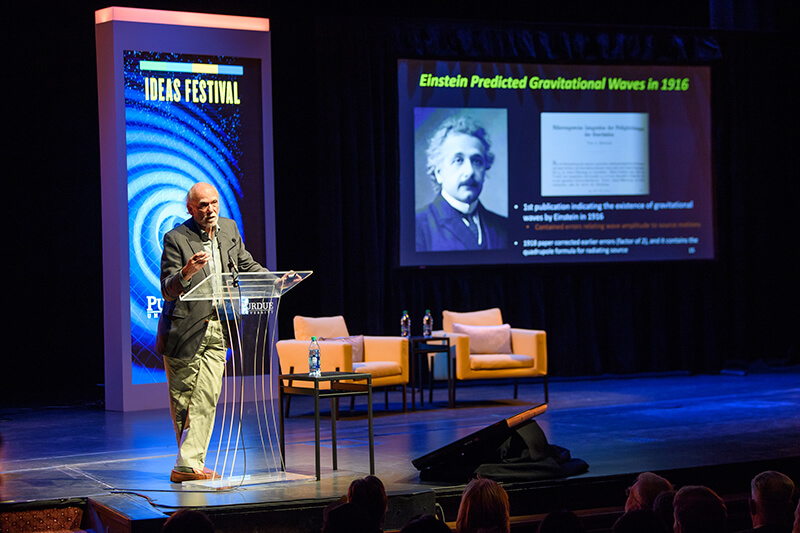 Barry Barish speaking