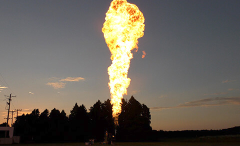 flamethrower for Burning Man event