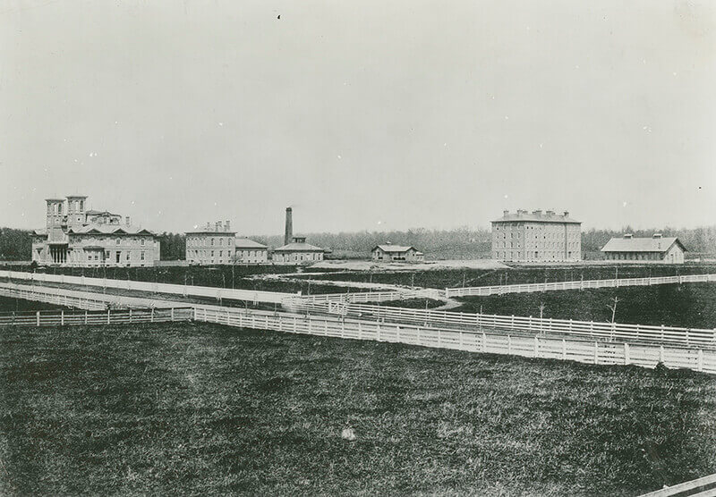 Purdue campus in 1876