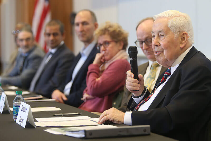 Richard speaking in panel discussion