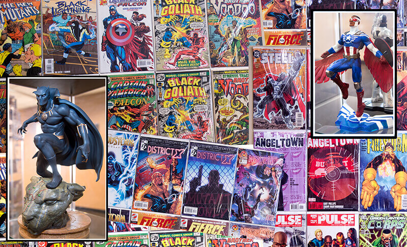 Comic books and action figures