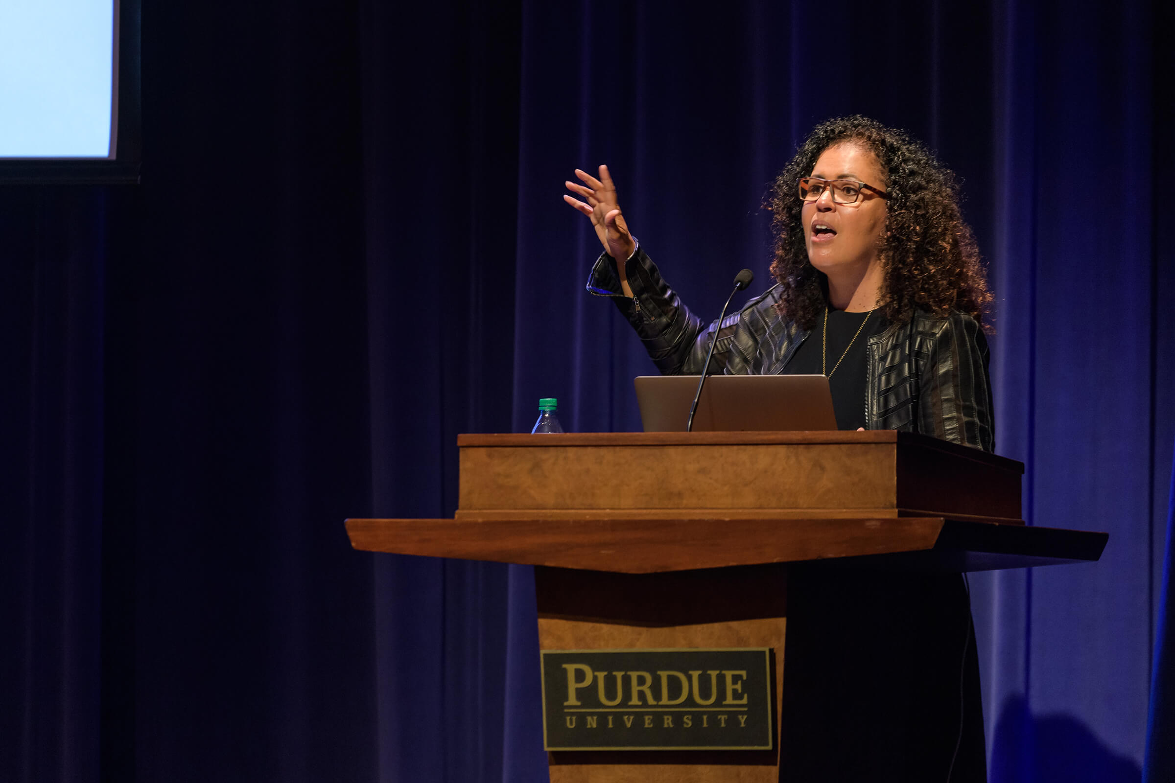 Safiya Noble speaking