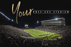 Ross-Ade Stadium under lights