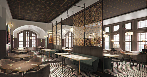 Restaurant rendering