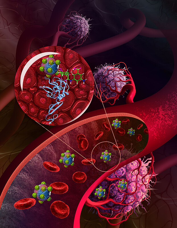 Cancer research illustration