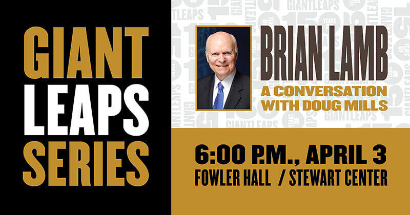 Brian Lamb event graphic