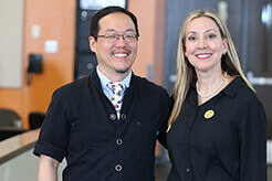 Joseph Yoon and Andrea Liceaga