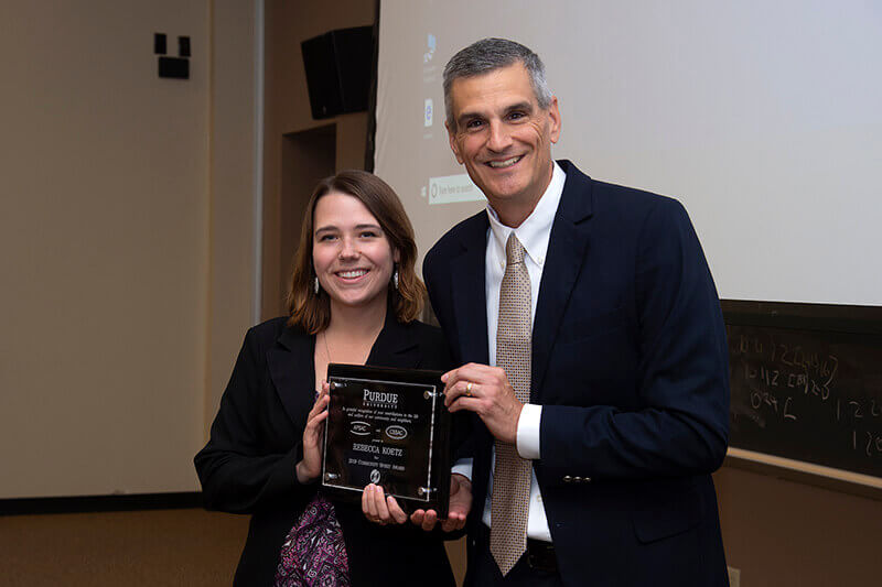 Rebecca Koetz and Bill Bell