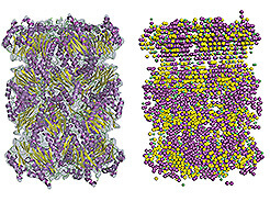 same molecules at two resolutions