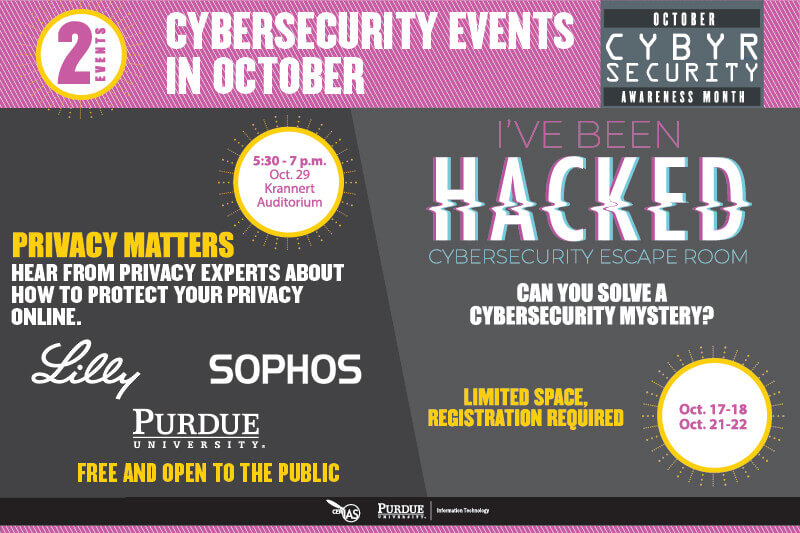 cybersecurity month poster