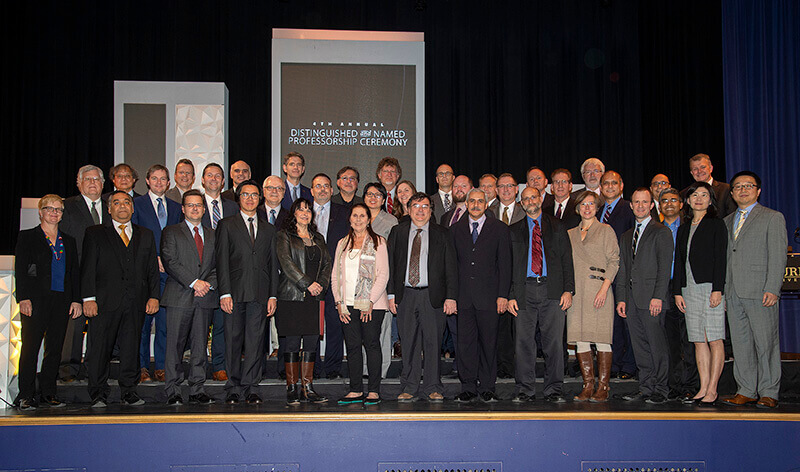 Distinguished and Named Professorship Ceremony honorees