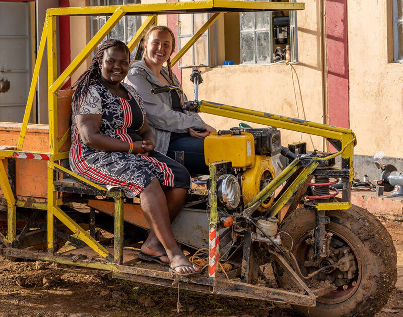 Margaret Hegwood in Kenya