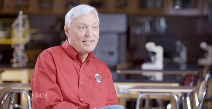 Joe Ruhl in classroom lab