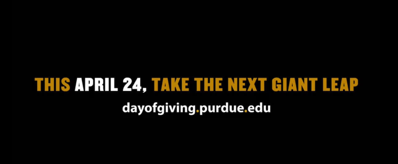 Purdue Day of Giving promotion graphic