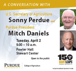 Sonny Perdue visit graphic