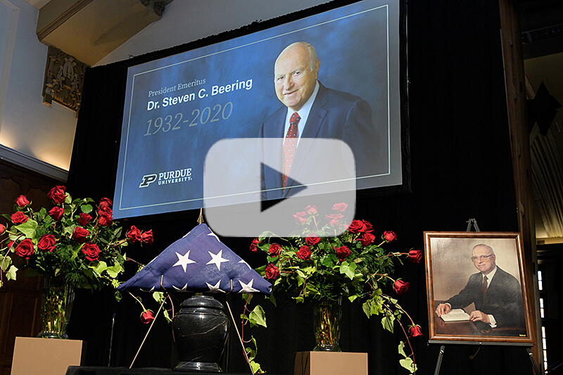 Steven Beering Memorial ceremony