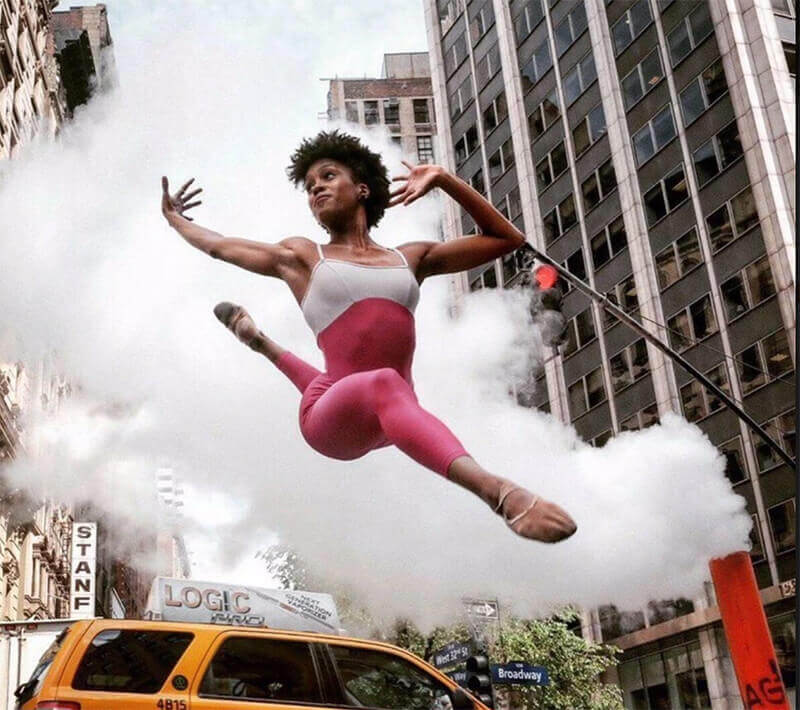 Dancer Paige Fraser in leap on Broadway