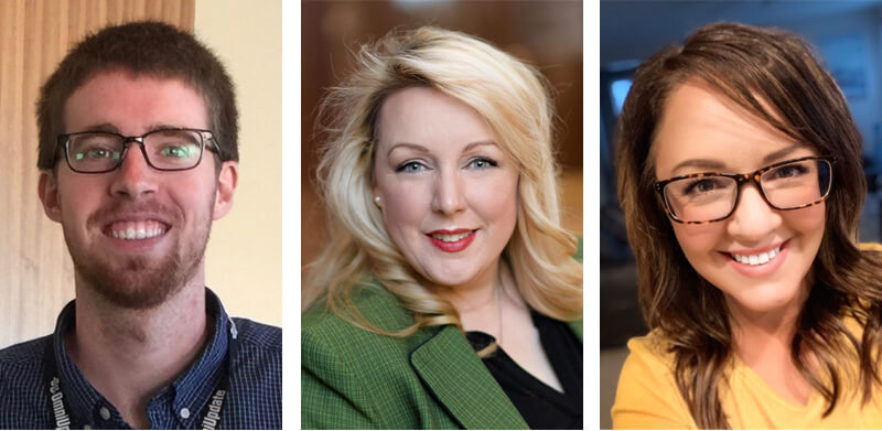 three employees now Purdue Global graduates