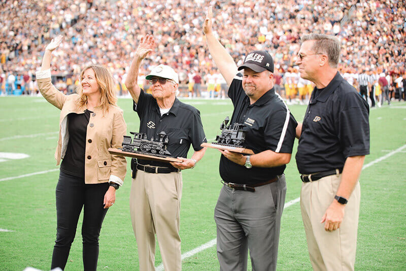 Marie Foster-Bruns, Robert Hannemann, Denton Sederquist and Dan Dawes