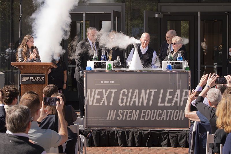 Chaney-Hall Hall dedication event