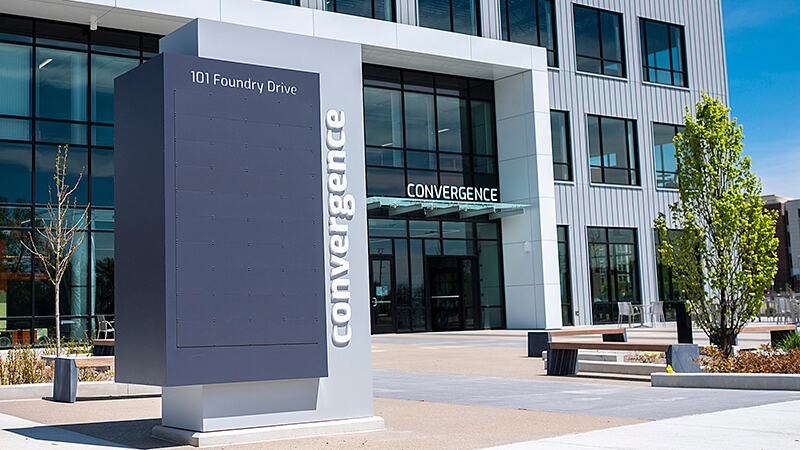 Convergence facility in Discovery Park District