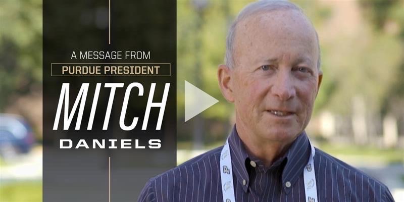 Mitch Daniels from video