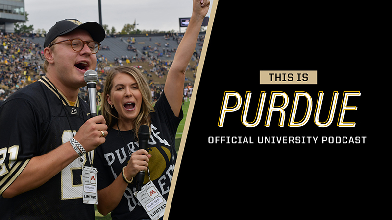 on Ross-Ade field podcast graphic