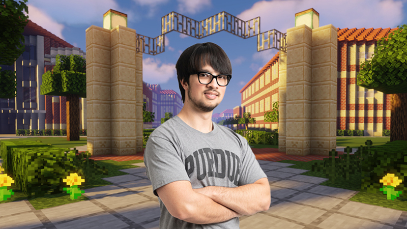 computer science student Esteban Vicente-Paulino Richey