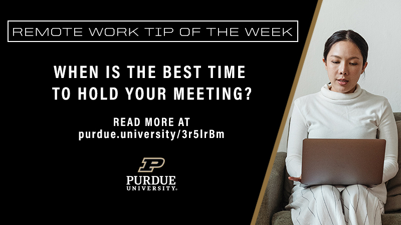 Remote work tip graphic