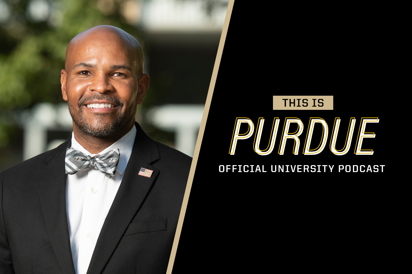 Dr. Jerome Adams in podcast graphic