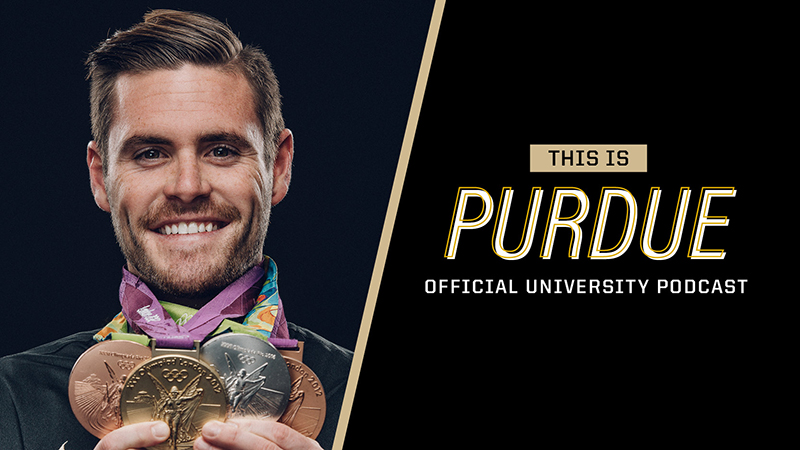 David Boudia in podcast graphic